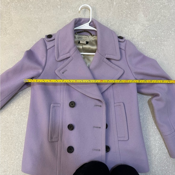 J. Crew Women's Light Purple Peacoat - Picture 6 of 12